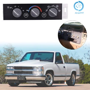 Panel de control de clima de calefacción de aire acondicionado para camioneta Chevy GMC C1500-C3500 K1500-K3500 - Imagen 1 de 7