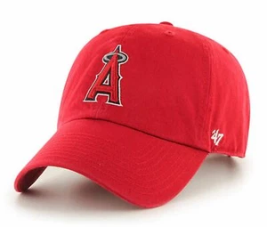 Cappello Los Angeles Angels '47 Clean Up Regolabile Cotone MLB ~SPEDIZIONE GRATUITA - Foto 1 di 1