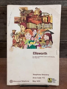 Guía telefónica ELLSWORTH Wisconsin 1979 DIRECTORIO TELEFÓNICO, investigación histórica - Imagen 1 de 7