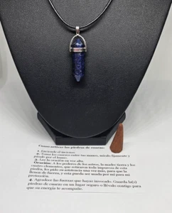 COLLAR PIEDRA AZUL / COLLAR AZUL PIEDRA PROTECCIÓN ALEJA MALAS ENERGIAS 1 PIEZA - Imagen 1 de 4