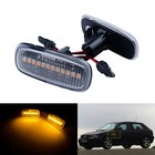 Pair LED Side Marker Repeater Light Lamp Clear Lens For Audi A4 A6 A8 Allroad TT