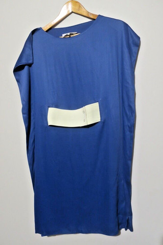 Abito blu senza maniche con cintura Maison Margiela MM6 taglia 40