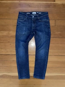 Closed Jeans Mens 31 (Fits 30x27) Blue Unity Slim Candiani Denim Made In Italy - Picture 1 of 8