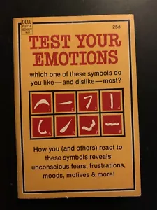Dell Geldbörse Buch 1971 "Test Your Emotions" - Bild 1 von 5