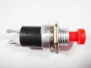 Mini Tasto Rosso 250V 0,5A 1xEIN#10-56 - Foto 1 di 3
