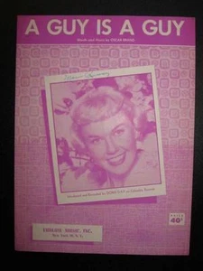 A Guy Is A Guy Sheet Music Vintage 1952 Doris Day Oscar Brand Voice Piano (O) - Picture 1 of 3