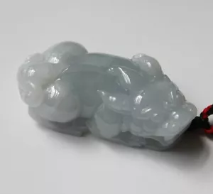 RARE Certified Natural Grade A Untreated Lavender JADE Jadeite Pi Xiu Pendant - Picture 1 of 11