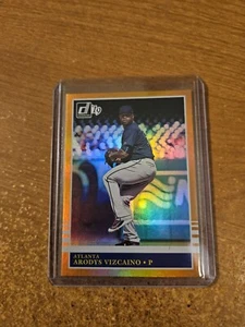 Panini Donruss 2019 béisbol naranja retro #212 Arrodys Vizcaíno Atlanta Braves casi nuevo - Imagen 1 de 2