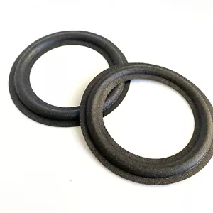 2 surround in schiuma altoparlante 4" di ricambio per Grundig Satellit 650 bordo schiuma - Foto 1 di 6