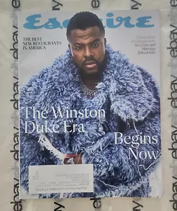 Esquire Magazine Winter 2022 Winston Duke New has irremovable mailing label - Picture 1 of 3