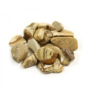 Kalahari Desert Stone Jasper Tumble stone x1 with free gift bag 25 - 35mm app - Picture 1 of 4