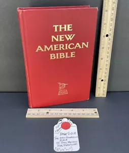 (RB-816) 1976 The New American Bible - NAB - St. Paul Editions RED HARDCOVER - Bild 1 von 24