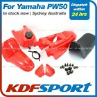 1985-2016 Yamaha Peewee Pw50 Red Fender Plastic, Tank, Seat, Bolt, Decal Kdf 