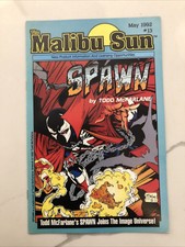 MALIBU SUN #13 1st PREVIEW & COVER APPEARANCE of SPAWN! COLLECTOR MEGA KEY! 1992