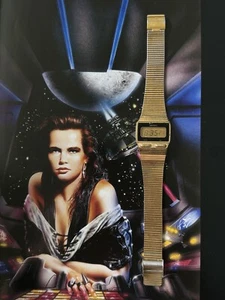 Vintage SEIKO F231 4019 Gold Tone Unisex Digital Watch - For Repair /Parts - Bild 1 von 6