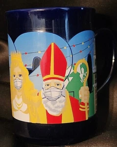 2020 Denver Christkindlmarket Holiday Coffee Mug Covid Pandemic Imagery Mint - Picture 1 of 3