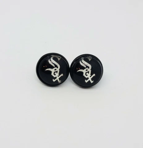 Chicago White Sox Stud Earrings Cover