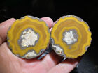 Une paire d'agate chinoise rugueuse agate agate agate combattant le sang xuanhua 158g T17