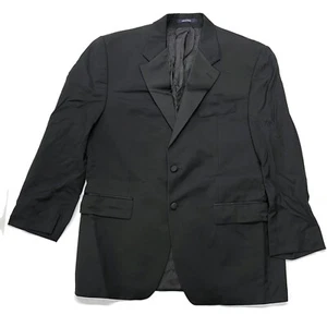 Calvin Klein Tuxedo Jacket Mens 42R Black Canada Wedding Formal Blazer Suit - Picture 1 of 10