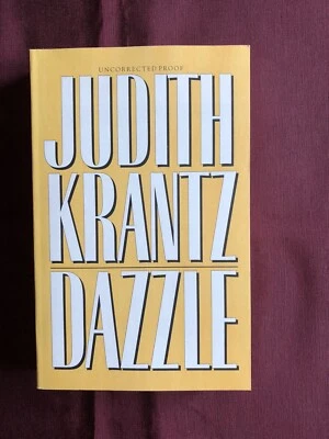 DAZZLE by JUDITH KRANTZ 1990 uncorrected proof softcover Foto 1 de 4