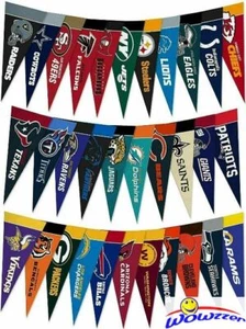 Rico Football MINI PENNANTS Complete Set with 32 Pennants! Officially Licensed - Picture 1 of 2