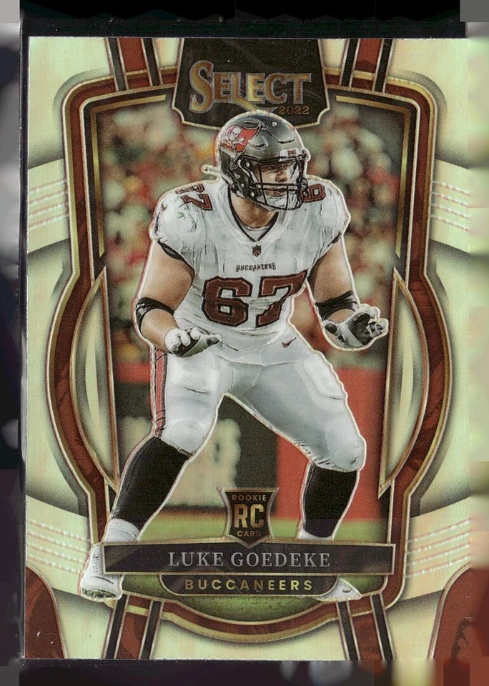 2022 SELECT SILVER HOLO CLUB LEVEL ROOKIE LUKE GOEDEKE BUCS - Image 1 of 1