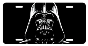 Darth Vader Star Wars Series Inspired Art Vanity Aluminum License Plate Tag - Picture 1 of 5