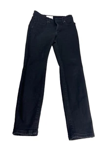Pantalones de mezclilla Everlane Jeans para mujer 29 regulares negros informales tiro medio elásticos - Imagen 1 de 8