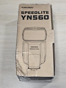Yongnuo Digital Speedlite YN560 Wireless Flash Canon Olympus Camera Black - Picture 1 of 4