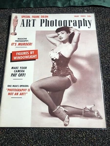 Art Photography Magazine Vol. 6 #11 May, 1955 VF Bettie Page Cover RARE Betty! - Picture 1 of 9