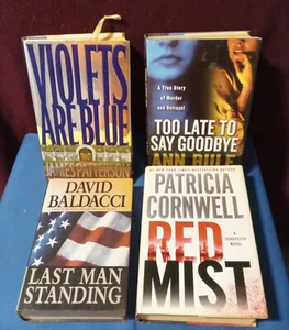 Lot of 4 Mystery/Thrillers PATTERSON RULE CORNWELL BALDACCI HC w/DJ Free Shipp - Picture 1 of 1