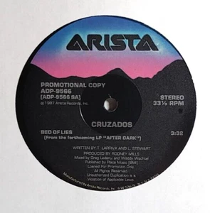 Cruzados--Promo 12" Single--Arista--1987--Bed Of Lies--Near-Mint - Picture 1 of 4