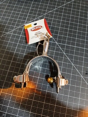 Espuelas de corte de cuero Weaver para mujer con banda lisa de 3/4, vástago de 2", 25-8040 Foto 1 de 2