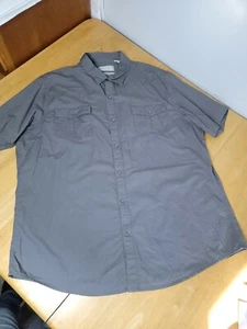 Claiborne Stretch Men's XXL Slim Fit Stretch Button Shirt, GRAY EUC! Fast ship! - Picture 1 of 8