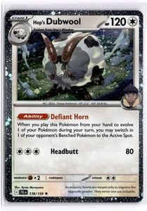 Pokemon Juego de Cartas Coleccionables Hop's Dubwool (Cosmos Holo) 136/159 Cartas y Productos Varios H - Imagen 1 de 1