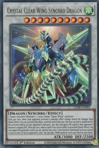 Crystal Clear Wing Synchro Dragon LED8-EN005 Legendary Duelists: Synchro... - Picture 1 of 1