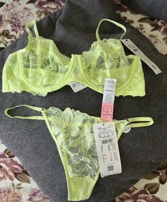 BH Set Hunkemöller 80C + String M. Neu mit Etikett  - Bild 1 von 4