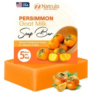 Persimmon Soap Bar for Body Odor Control – Purifying Deodorizing Body Wash wi - Picture 1 of 7