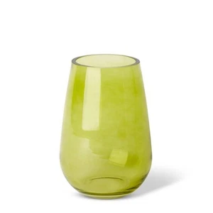 E Style 26cm Glass Sophie Plant/Flower Vase Display Home Decor Smoky Green - Picture 1 of 2