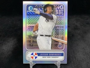 JASSON DOMINGUEZ 2020 BOWMAN CHROME #STG-JD SPANNING THE GLOBE INSERT / NYY - Picture 1 of 2