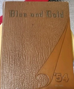 Vintage 1954 High School Yearbook Annual Gray Hanes Reynolds Winston-Salem NC - Imagen 1 de 23