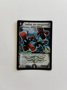 Duel Masters TCG DM-09 Stallob, The Lifequasher S3/S5 Holo Foil WOTC - Picture 1 of 2