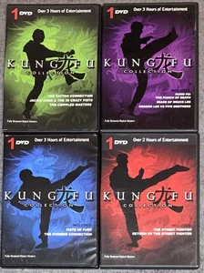 Kung Fu Collection DVD Punch of Death/Dragon Lee/Tattoo/Street Fighter/Bruce - Picture 1 of 3