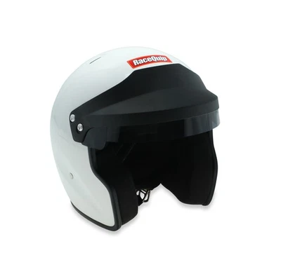 RaceQuip® 256113RQP OF20 Racing Helmet - Open Face - Snell SA2020 - White - - Image 1 of 4