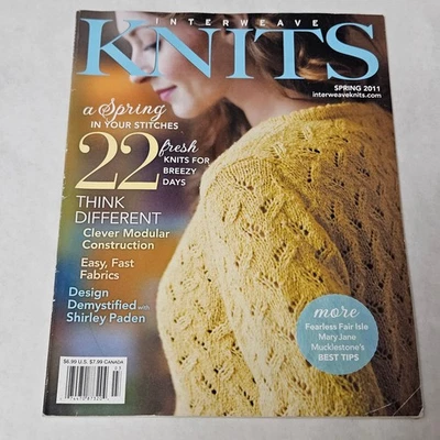 Interweave Knits Magazine Spring 2011 22 Fresh Knits Shirley Paden - Image 1 of 3