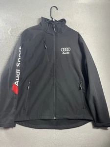 Audi Sport Jacke Herren XL schwarz/rot Softshell Full Zip Racing Logo - Bild 1 von 14