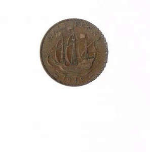 ***GEORGE VI HALFPENNIES 1937-1952 elige tu fecha monedas de buena circulación - Imagen 1 de 18