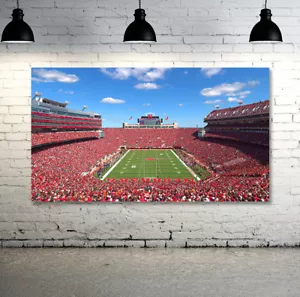 Nebraska Cornhuskers Football Stadium Panoramic Memorial Stadium Nebraska - Bild 1 von 3