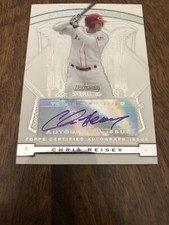 2009 Bowman Sterling Prospects Auto #BSP-CH Chris Heisey Cincinnati Reds