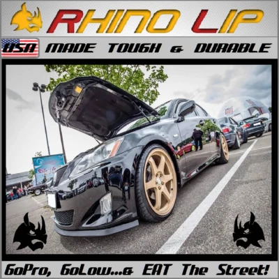 RhinoLip® LEXUS: LFA Nürburgring F-Sport RC-F IS-F GS-F + Rubber Flex Chin Lip - Imagen 1 de 4